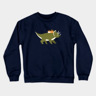 Christmas Triceratops Crewneck Sweatshirt